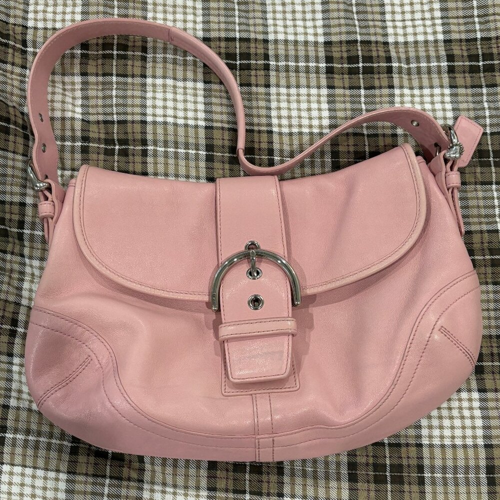 Vintage Coach Pink Soho Shoulder Bag